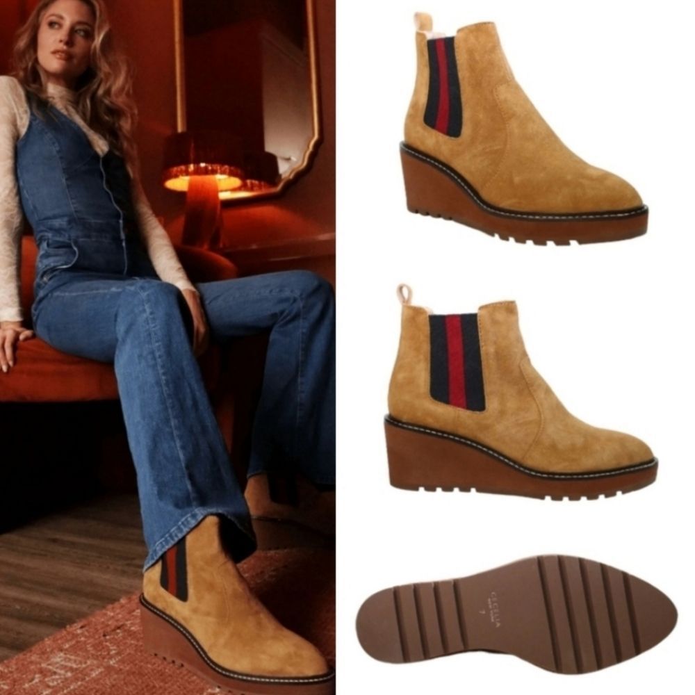Cecelia New York Gemma Suede Boots - Picture 2 of 5